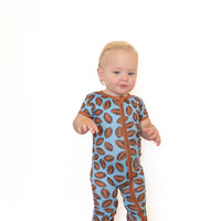 VINTAGE FOOTBALL | SHORT SLEEVE ZIPPER ONE PIECE