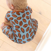 VINTAGE FOOTBALL | SHORT SLEEVE ZIPPER ONE PIECE