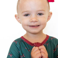 HOLIDAY BOWS | ZIPPER ONE PIECE