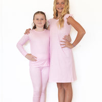 PINK + WHITE MINI HEARTS | LONG SLEEVE