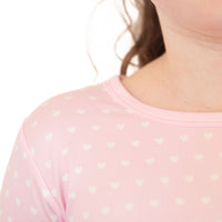 PINK + WHITE MINI HEARTS | LONG SLEEVE