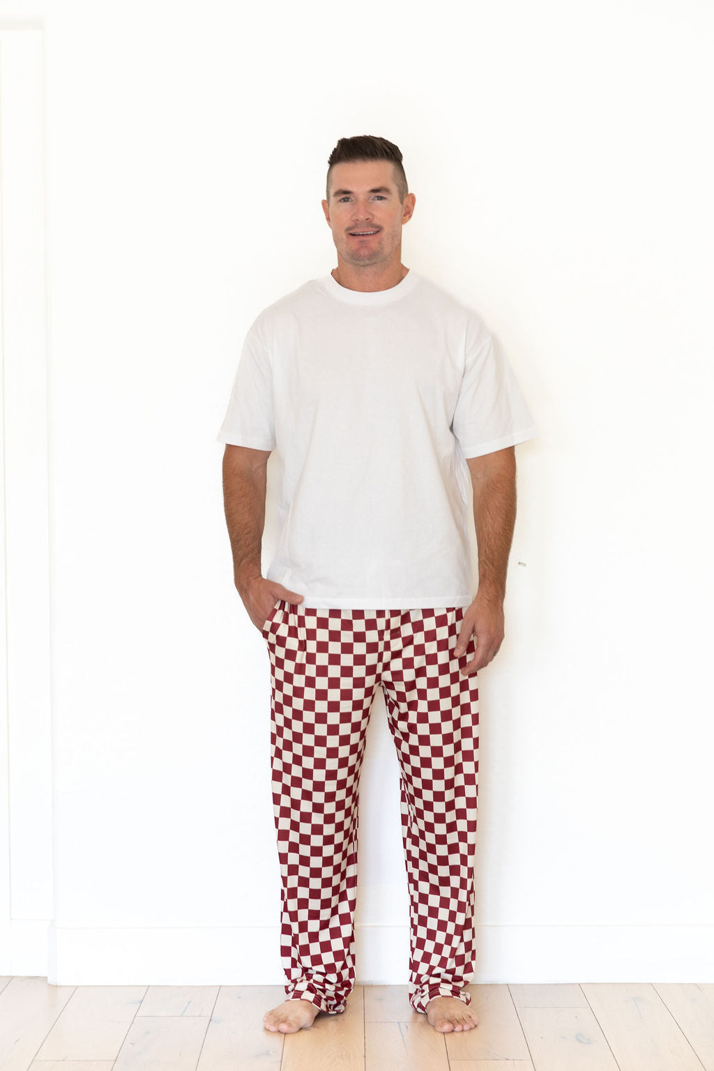 CRANBERRY CHECKER | MEN'S PANTS – COZYS