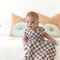 BROWN + WHITE CHECKER | SLEEP SACK