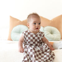 BROWN + WHITE CHECKER | SLEEP SACK
