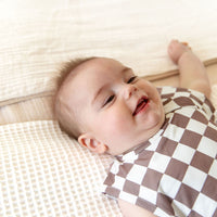 BROWN + WHITE CHECKER | SLEEP SACK