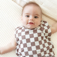 BROWN + WHITE CHECKER | SLEEP SACK