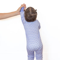 PURPLE MINI HEARTS | ZIPPER ONE PIECE