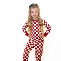 CRANBERRY CHECKER | LONG SLEEVE