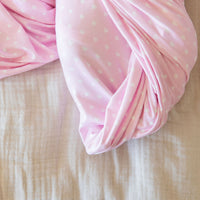 PINK + WHITE MINI HEARTS | SWADDLE