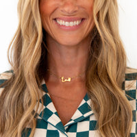 FOREST GREEN CHECKER | WOMEN'S BUTTON UP LONG SLEEVE SET