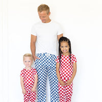 FIREWORK RED CHECKER | SHORT SLEEVE