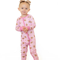 PINK FOOTBALL | ZIPPER ONE PIECE