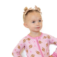 PINK FOOTBALL | ZIPPER ONE PIECE