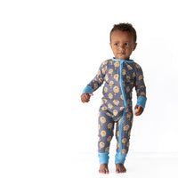 YELLOW TRIPPY CHECKER | ZIPPER ONE PIECE