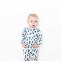 PHOENIX CACTUS (BLUE) | FOOTIE ONE PIECE