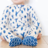 PHOENIX CACTUS (BLUE) | FOOTIE ONE PIECE