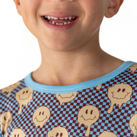 YELLOW TRIPPY CHECKER | LONG SLEEVE