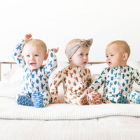 PHOENIX CACTUS (BLUE) | FOOTIE ONE PIECE