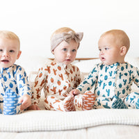 PHOENIX CACTUS (BLUE) | FOOTIE ONE PIECE