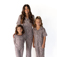LEOPARD | GIRLS' BUTTON UP SHORT SLEEVE SET