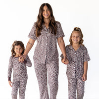 LEOPARD | GIRLS' BUTTON UP SHORT SLEEVE SET
