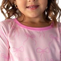 PINK BOWS | LONG SLEEVE