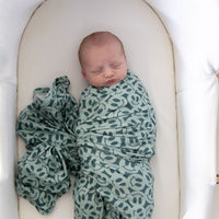 TEAL BIG SMILEY | SWADDLE