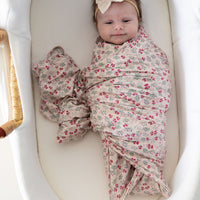 MINI BERRY FLORAL | SWADDLE