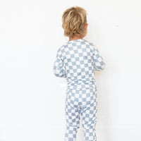 GREY + WHITE CHECKER | LONG SLEEVE