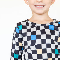 FOREST WAVY CHECKER | LONG SLEEVE