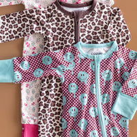 TEAL TRIPPY CHECKER | ZIPPER ONE PIECE