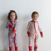 RED BOOTS | ZIPPER ONE PIECE