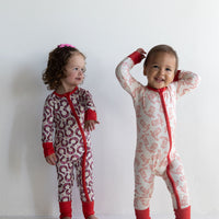 RED BOOTS | ZIPPER ONE PIECE