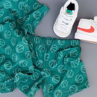 HUNTER GREEN BASKETBALLS | SHORT SET