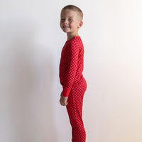 RED MINI CHECKER | LONG SLEEVE