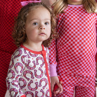 PINK + RED MINI CHECKER | LONG SLEEVE