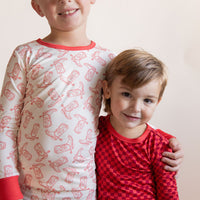 RED MINI CHECKER | LONG SLEEVE