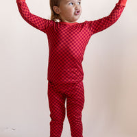 RED MINI CHECKER | LONG SLEEVE