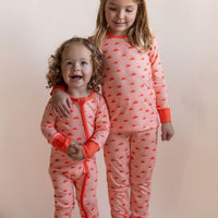 CORAL SUNSHINE | ZIPPER ONE PIECE