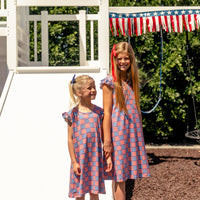 FREEDOM CHECKER | SLEEVE DRESS