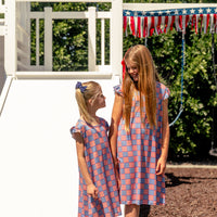 FREEDOM CHECKER | SLEEVE DRESS