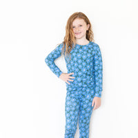 BLUE + GREEN DAISY | LONG SLEEVE