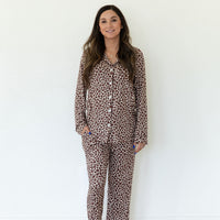 LEOPARD | WOMEN'S BUTTON UP LONG SLEEVE SET
