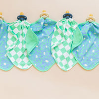 BRIGHT GREEN + BLUE FLORAL | LOVIE