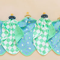 BRIGHT GREEN + BLUE FLORAL | LOVIE