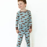 BROWN DINO | LONG SLEEVE