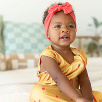 MUSTARD YELLOW STRAWBERRIES | SLEEP SACK