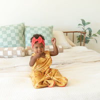 MUSTARD YELLOW STRAWBERRIES | SLEEP SACK