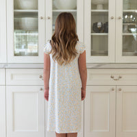 PASTEL FLORAL | RUFFLE SLEEVE DRESS