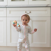 PASTEL FLORAL | ZIPPER ONE PIECE